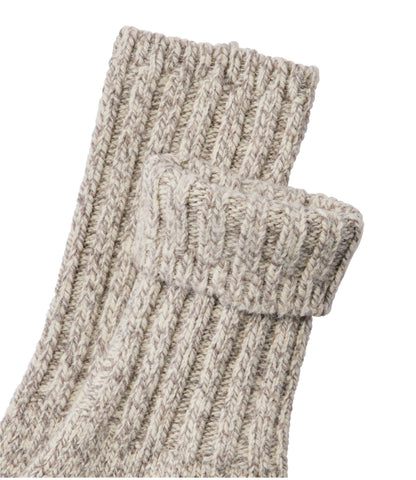 L.L.Bean Adults' Merino Wool Ragg Socks, 10" 2-Pack Charcoal+Charcoal