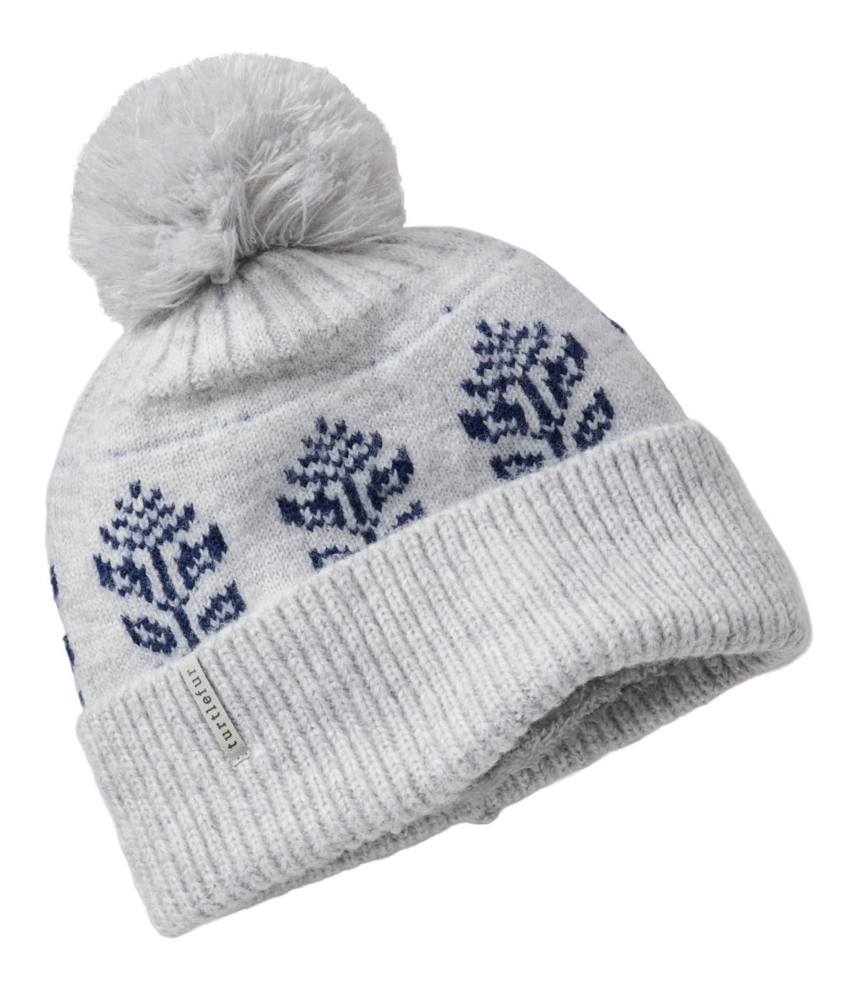 L.L.Bean Women's Turtle Fur Freya Pom Hat Ash