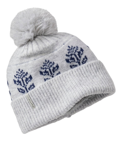L.L.Bean Women's Turtle Fur Freya Pom Hat Ash