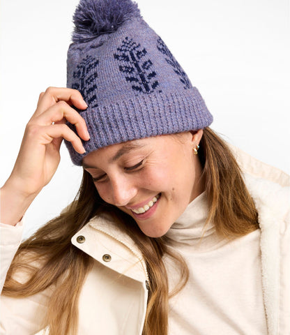 L.L.Bean Women's Turtle Fur Freya Pom Hat Ash