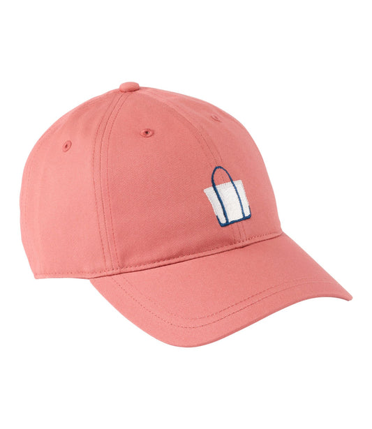 L.L.Bean Adults' L.L.Bean Motif Baseball Cap Dark Salmon Boat and Tote