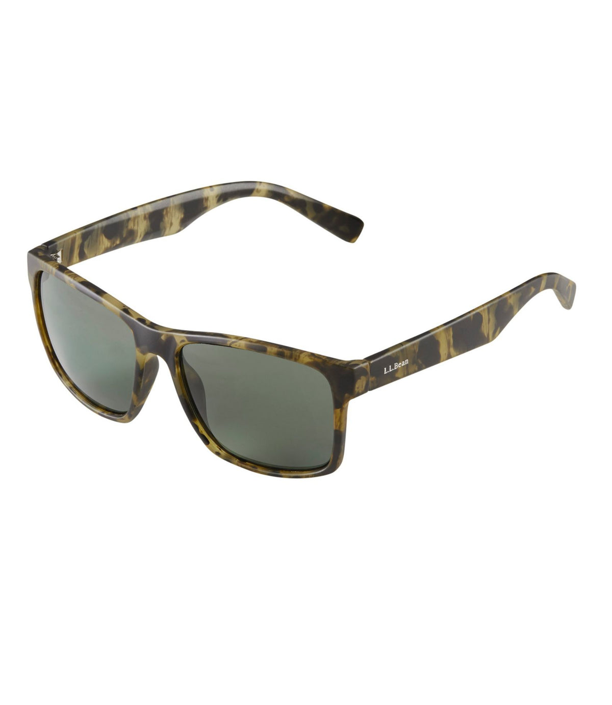 L.L.Bean Adults' L.L.Bean Boardwalk Polarized Sunglasses Matte Tortuga/Gray