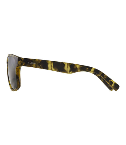 L.L.Bean Adults' L.L.Bean Boardwalk Polarized Sunglasses Matte Tortuga/Gray