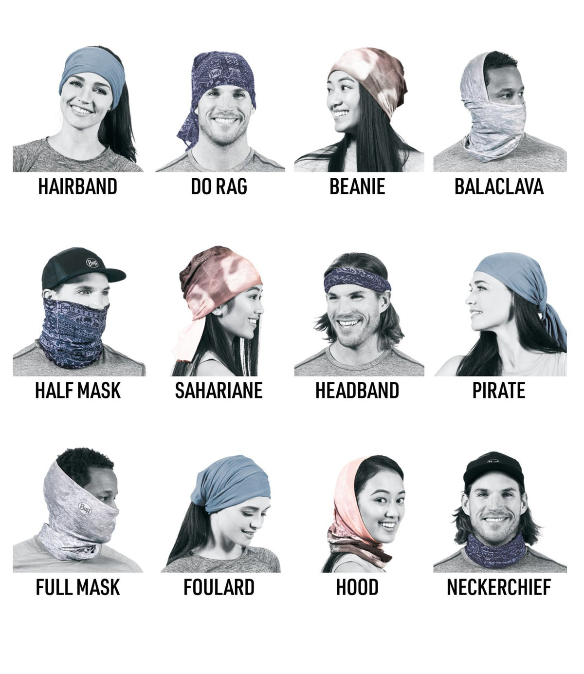 L.L.Bean Adults' Buff Coolnet UV Plus Insect Shield Multifunctional Headwear Colfu Pool