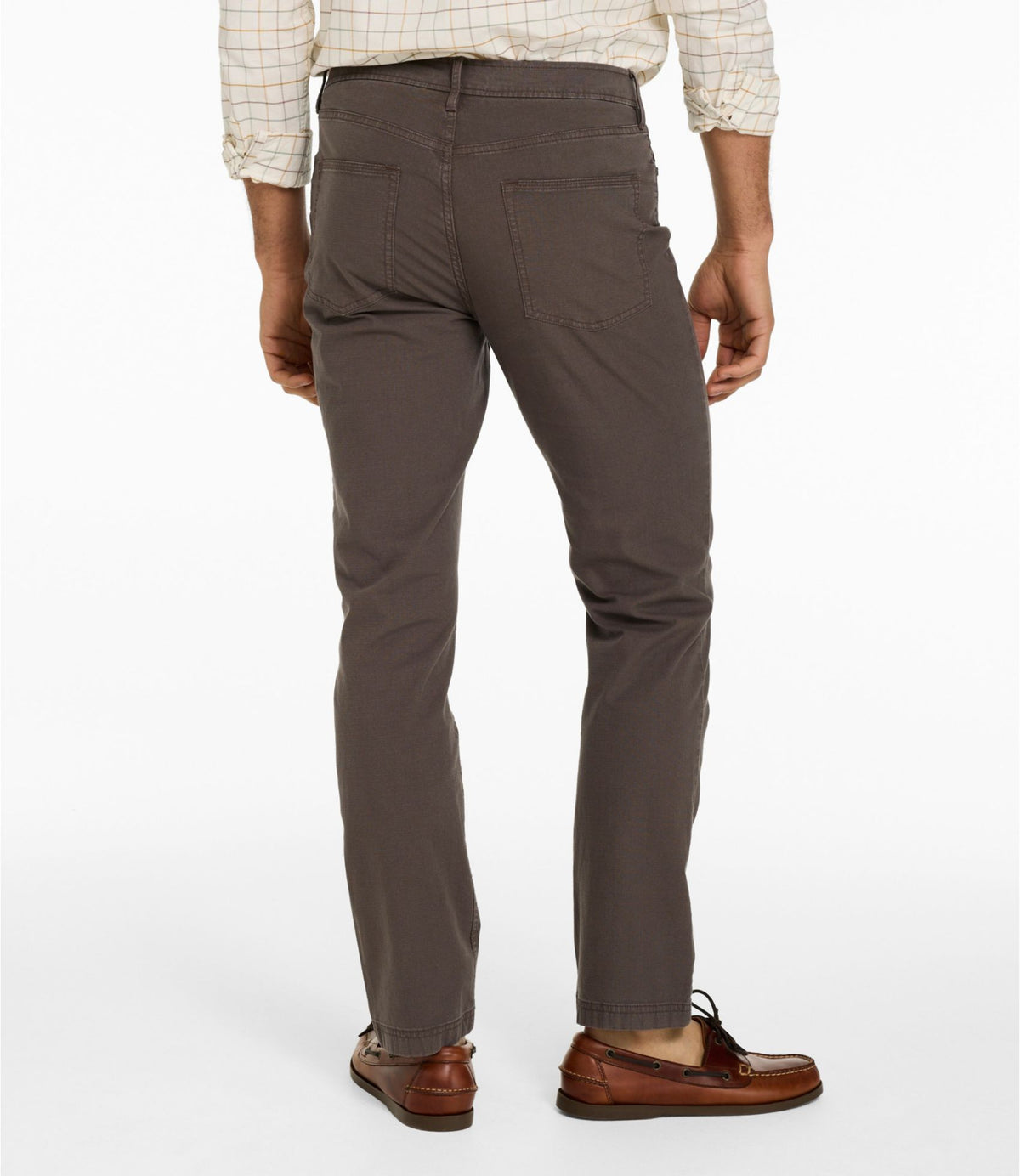 L.L.Bean Men's Sunwashed Ripstop Pants, Five-Pocket, Standard Fit Dark Ash