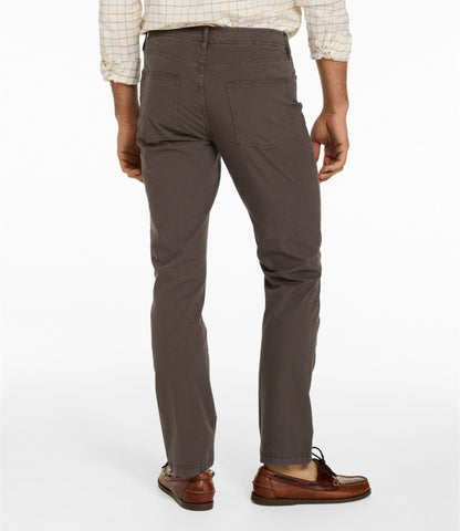 L.L.Bean Men's Sunwashed Ripstop Pants, Five-Pocket, Standard Fit Dark Ash