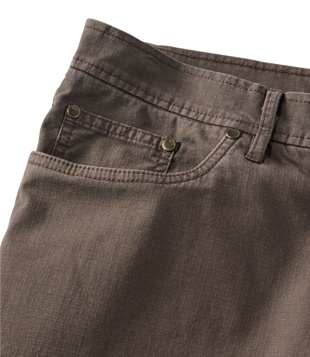 L.L.Bean Men's Sunwashed Ripstop Pants, Five-Pocket, Standard Fit Dark Ash