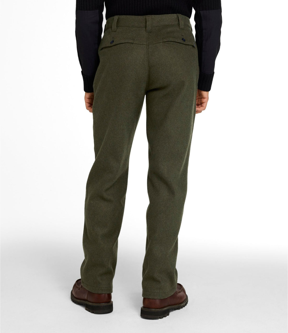 L.L.Bean Men's Maine Guide II Unlined Wool Pants Alloy Gray