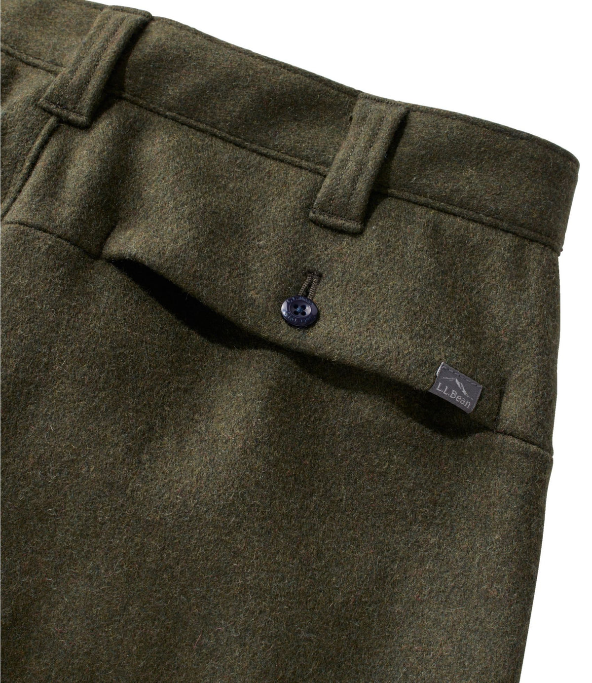 L.L.Bean Men's Maine Guide II Unlined Wool Pants Alloy Gray