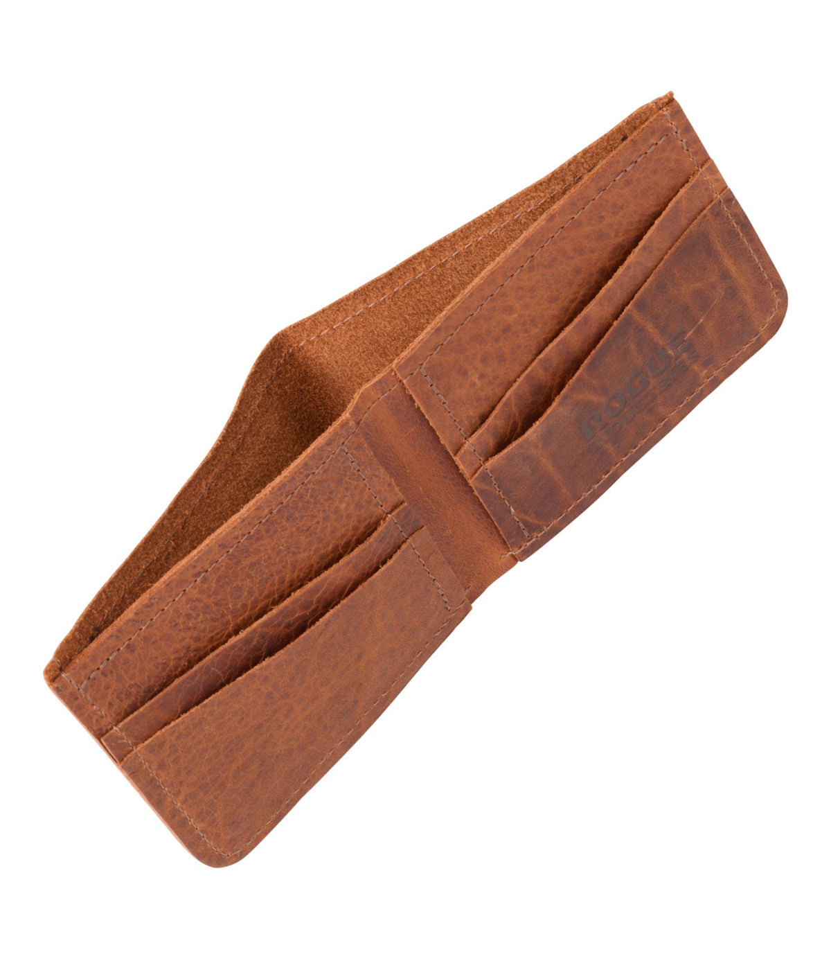L.L.Bean Rogue Heritage Bison Leather Wallet Brown