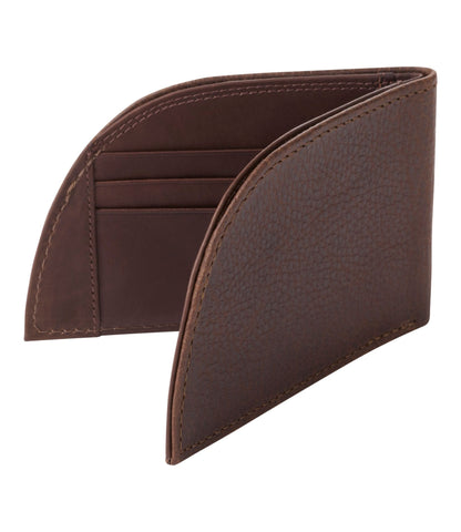 L.L.Bean Rogue Classic Front Pocket Wallet, Cowhide Leather Brown
