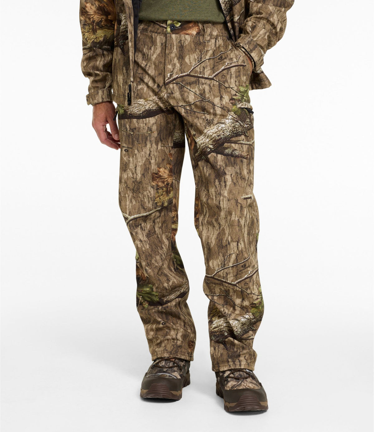 L.L.Bean Men's Hunter's Pathfinder Softshell Pants, Camo Mossy Oak Country Roots