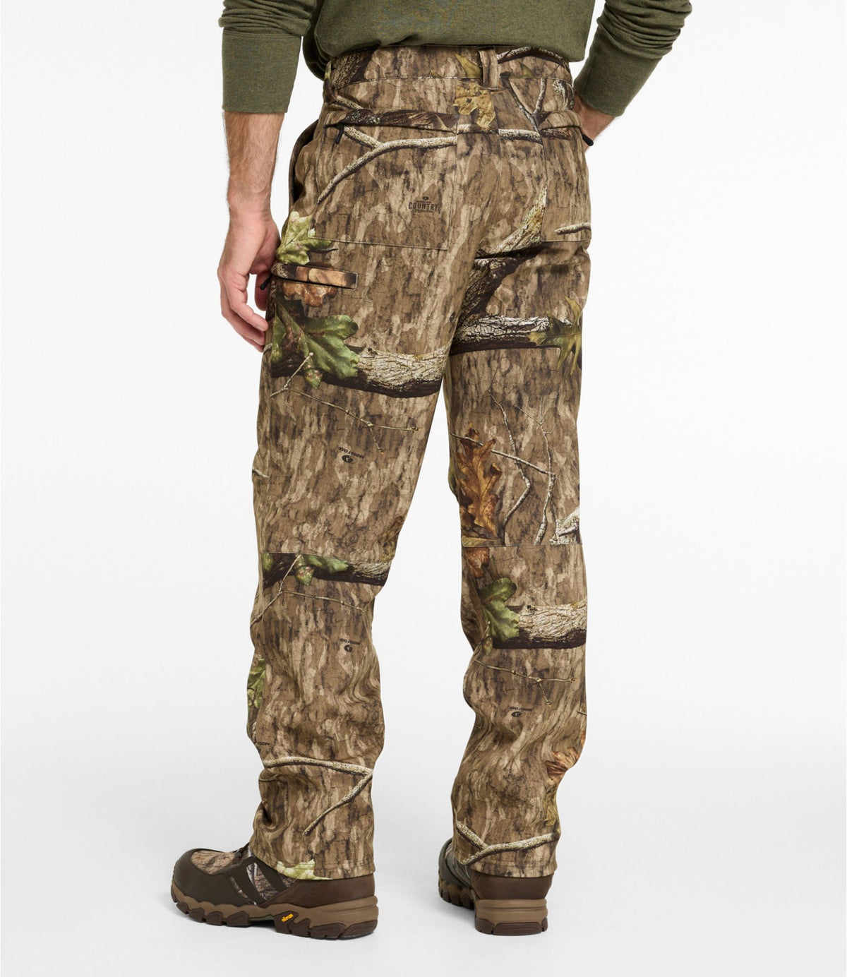 L.L.Bean Men's Hunter's Pathfinder Softshell Pants, Camo Mossy Oak Country Roots