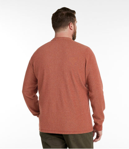 L.L.Bean Men's Bean's Vintage Soft Knit Henley Classic Navy Heather