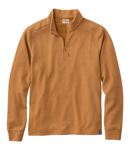 L.L.Bean Men's Mountainside Micro Waffle, 1/4 Zip