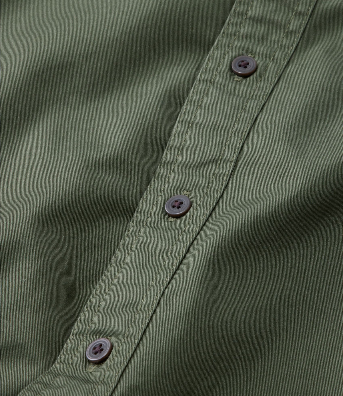 L.L.Bean Men's Flannel-Lined Hurricane Shirt Deepest Brown