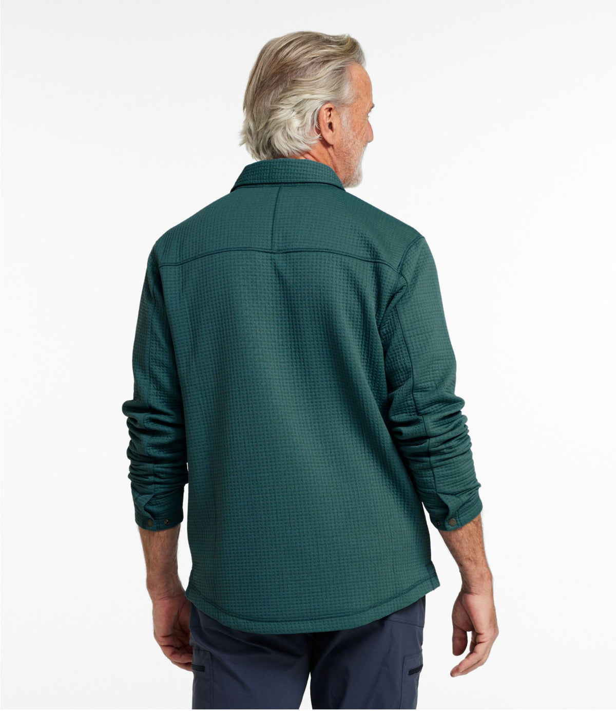 L.L.Bean Men's Performance Waffle Shirt Jac Chartreuse