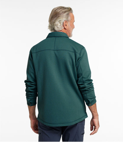 L.L.Bean Men's Performance Waffle Shirt Jac Chartreuse
