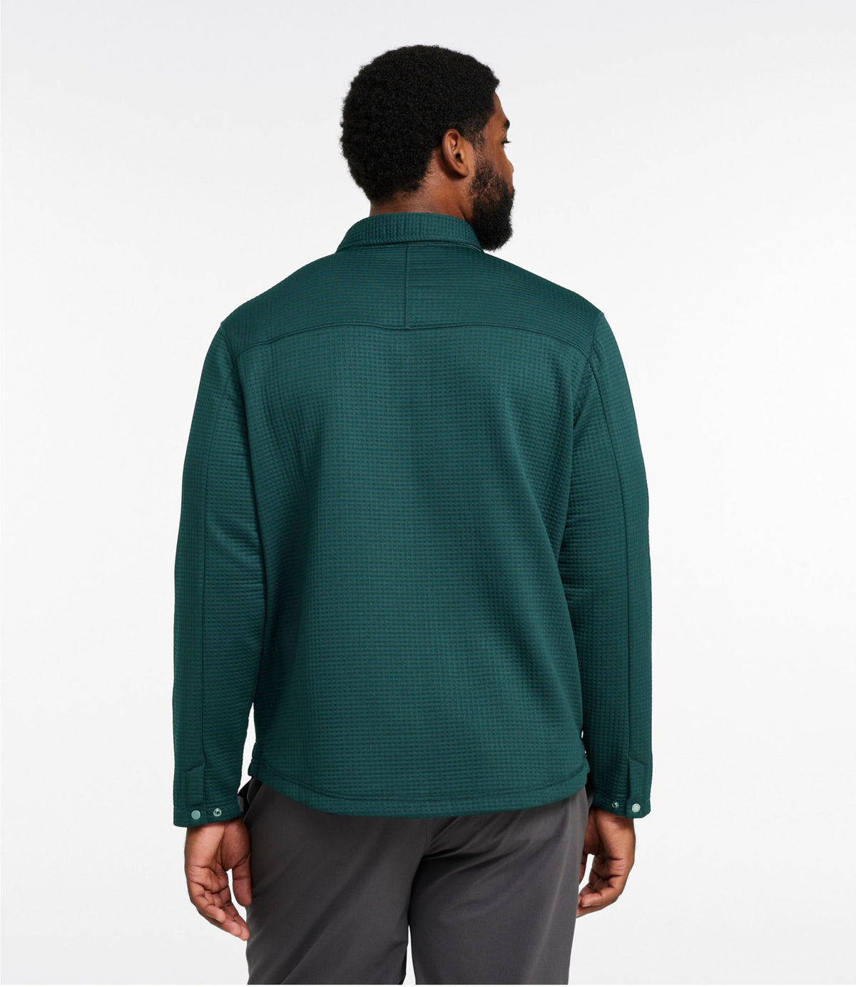 L.L.Bean Men's Performance Waffle Shirt Jac Chartreuse