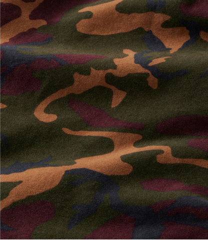L.L.Bean Men's Bean's Moleskin Shirt, Slightly Fitted Untucked Fit, Print
