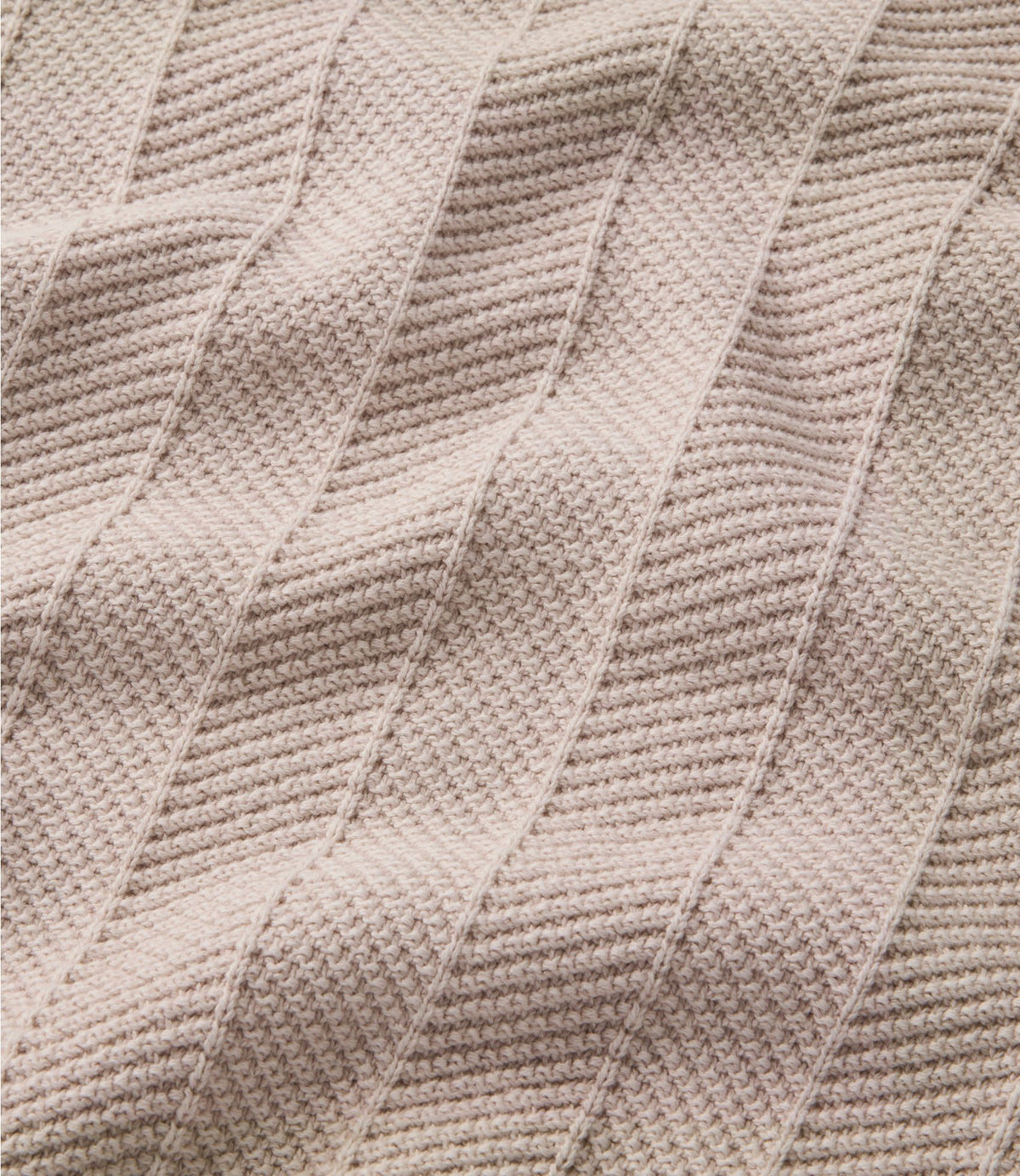 L.L.Bean Men's Sunwashed Textured Cotton Sweater, Herringbone 1/4 Zip Fig