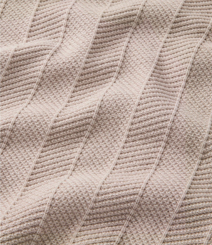 L.L.Bean Men's Sunwashed Textured Cotton Sweater, Herringbone 1/4 Zip Fig