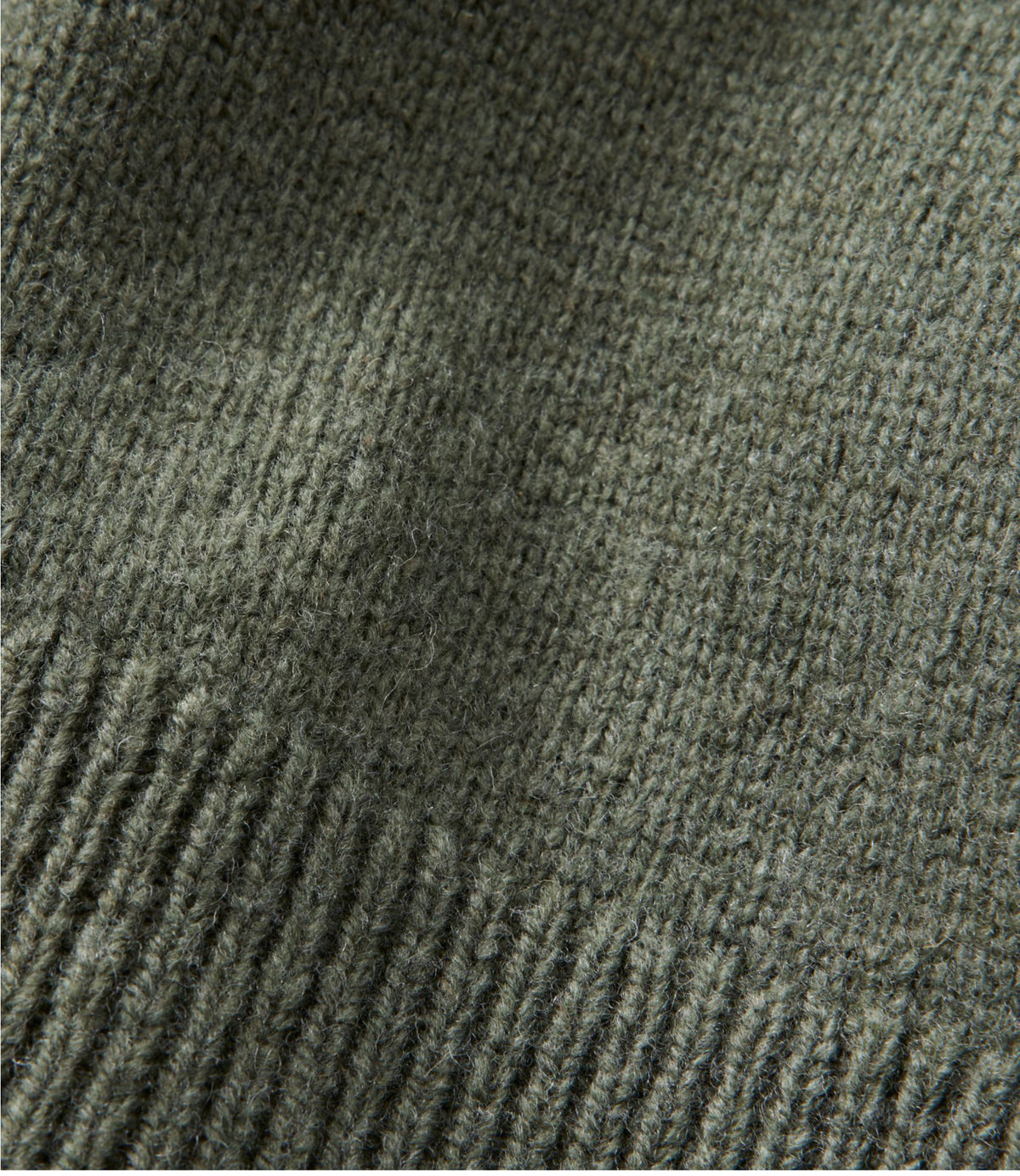 L.L.Bean Men's Maine Guide Lightweight Lambswool Sweater Gray Heather