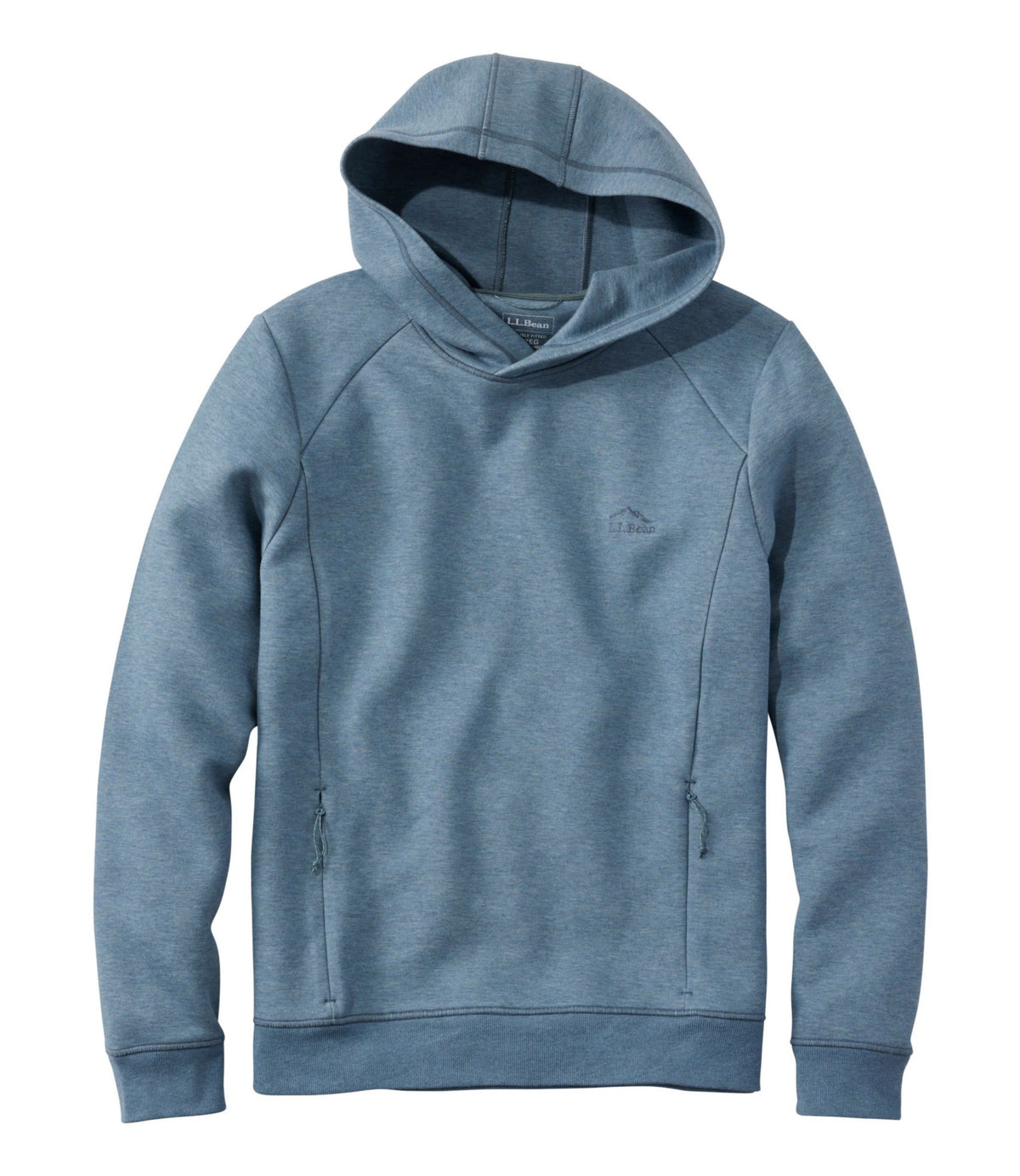 L.L.Bean Men's Multisport Lifestyle Hoodie Muted Blue Heather