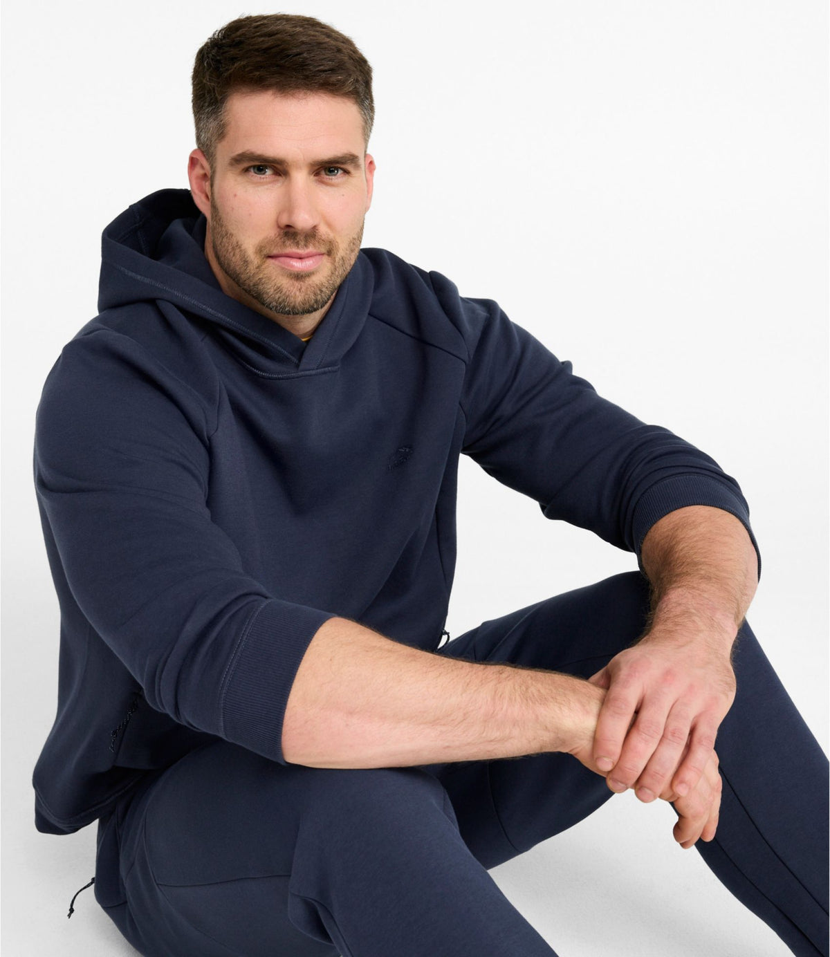 L.L.Bean Men's Multisport Lifestyle Hoodie Muted Blue Heather