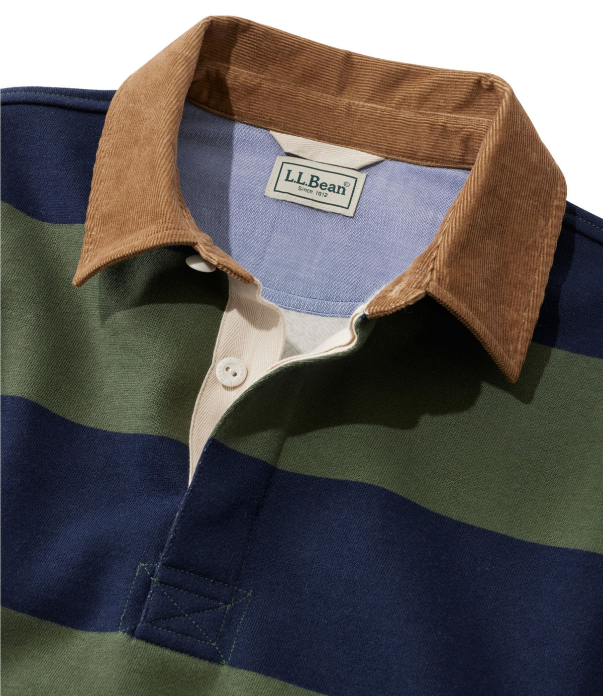L.L.Bean Men's Mariner Sweatshirt, Stripe Bordeaux Stripe