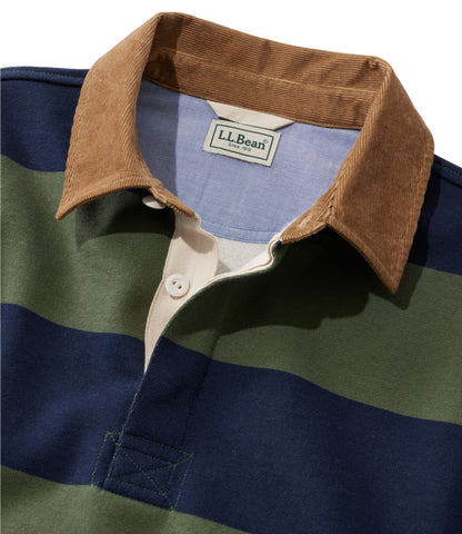 L.L.Bean Men's Mariner Sweatshirt, Stripe Bordeaux Stripe