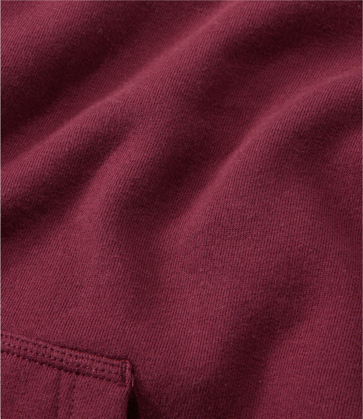L.L.Bean Men's Katahdin Iron Works® Hooded Sweatshirt, Flannel-Lined Burgundy/Saddle