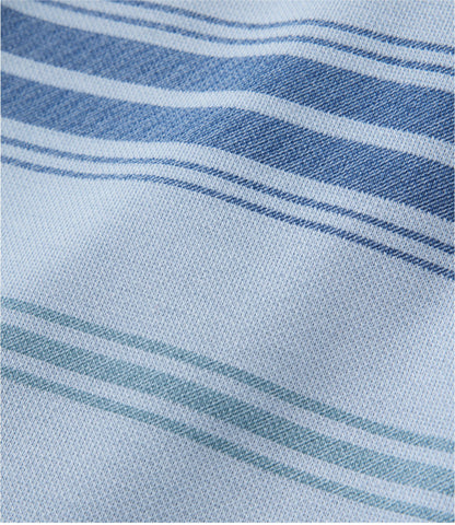 L.L.Bean Men's Comfort Stretch Performance® Piqué, Quarter-Zip Pullover, Stripe