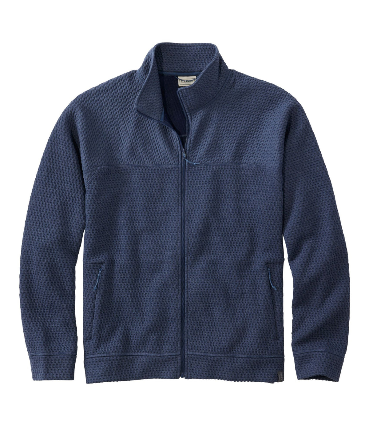 L.L.Bean Men's Ridgeknit Full-Zip Jacket Carbon Navy
