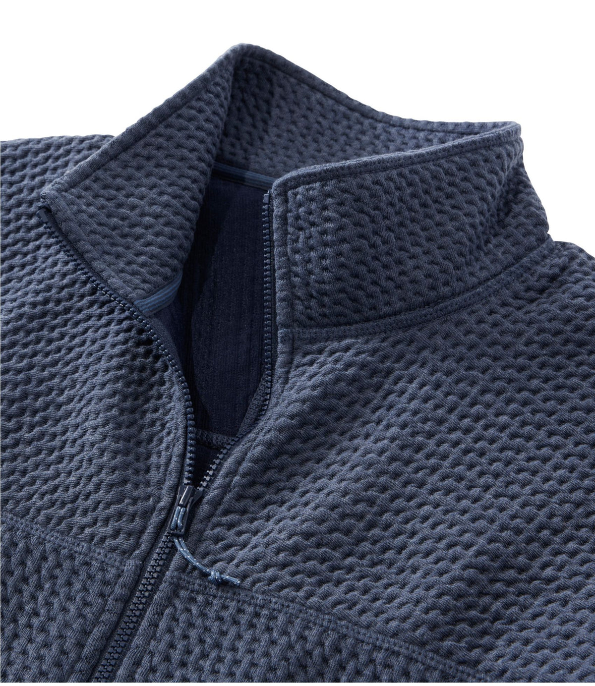 L.L.Bean Men's Ridgeknit Full-Zip Jacket Carbon Navy