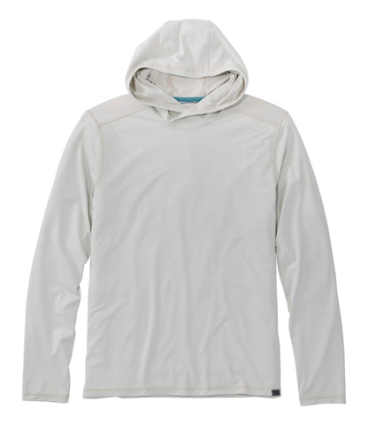L.L.Bean Men's Bold Coast Lifestyle Tee, Long-Sleeve Hooded Pewter