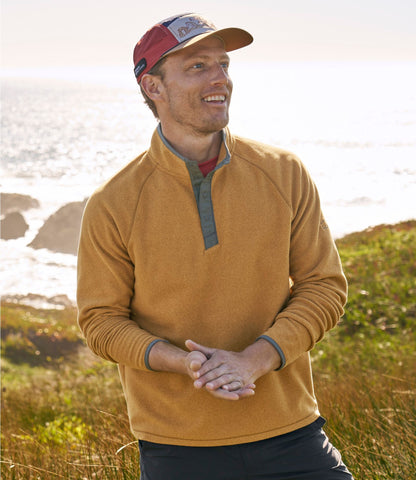 L.L.Bean Men's All Season Access Fleece Pullover Carbon Navy