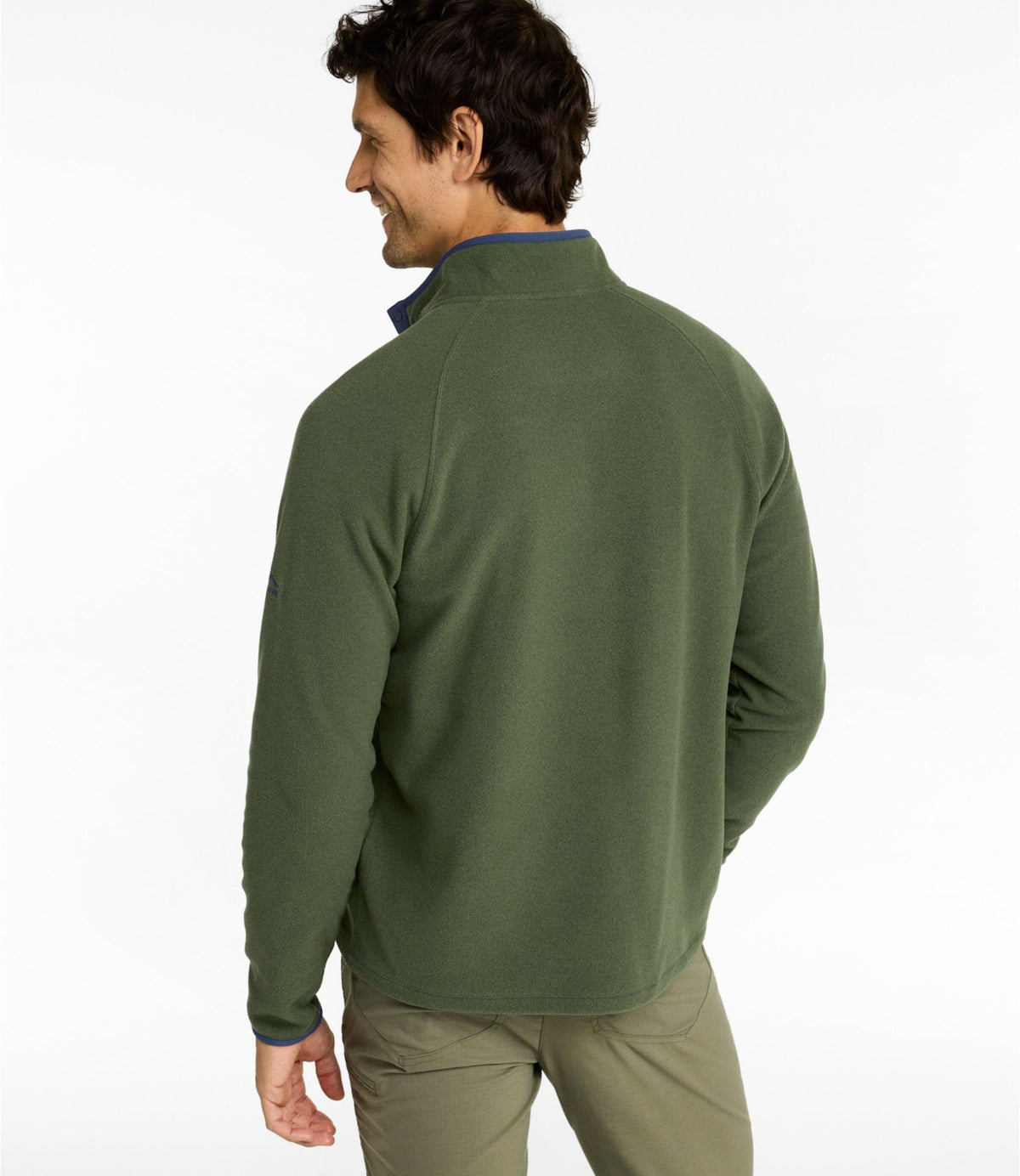 L.L.Bean Men's All Season Access Fleece Pullover Carbon Navy