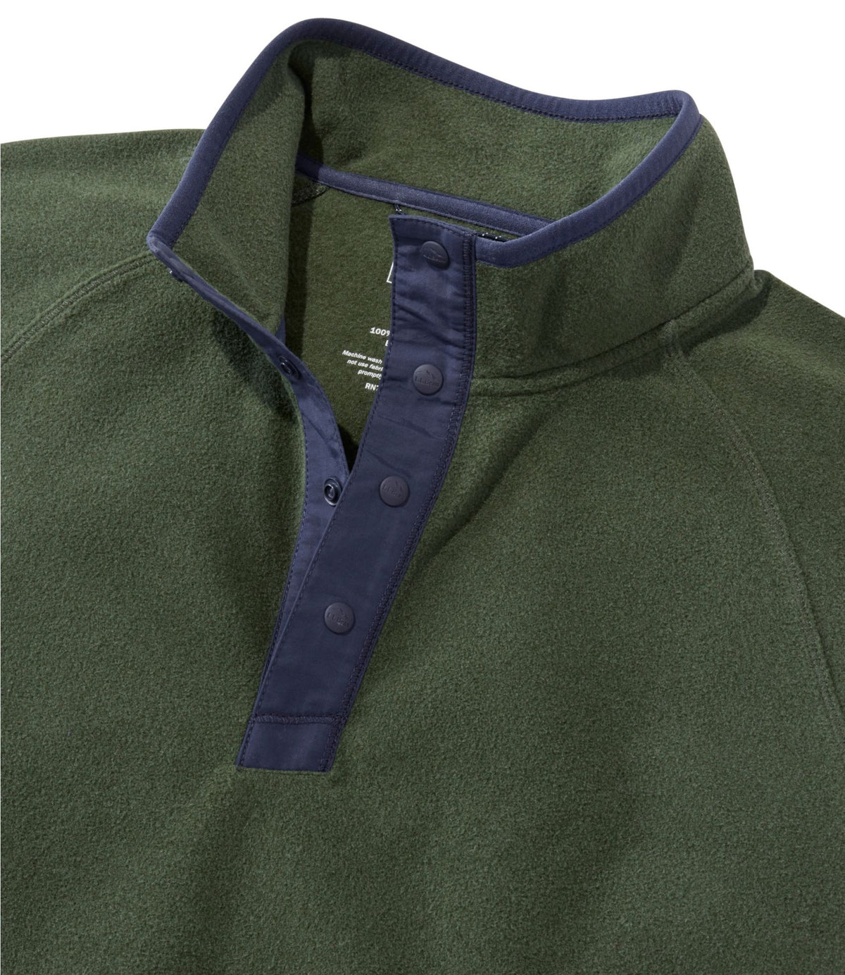 L.L.Bean Men's All Season Access Fleece Pullover Carbon Navy