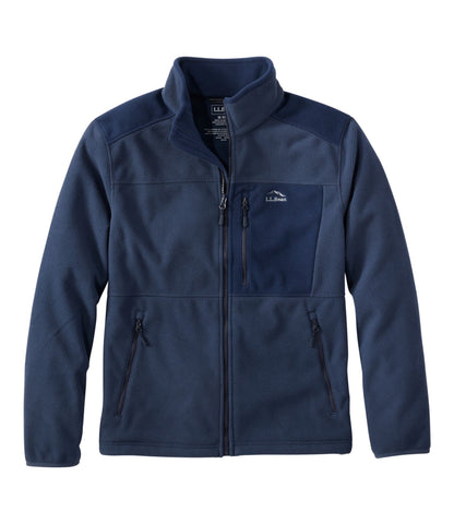 L.L.Bean Men's Wind Challenger Fleece Jacket Carbon Navy