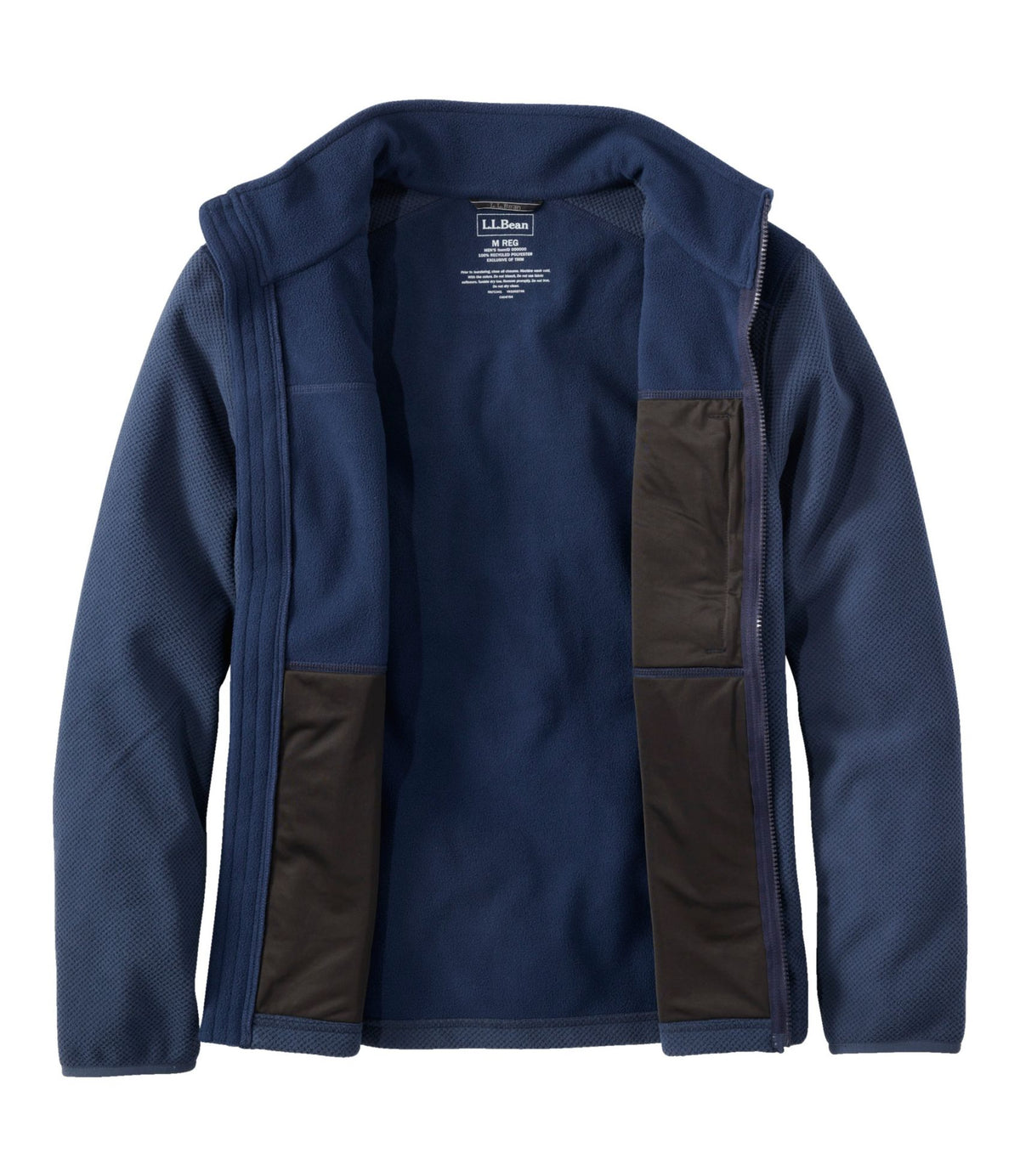 L.L.Bean Men's Wind Challenger Fleece Jacket Carbon Navy