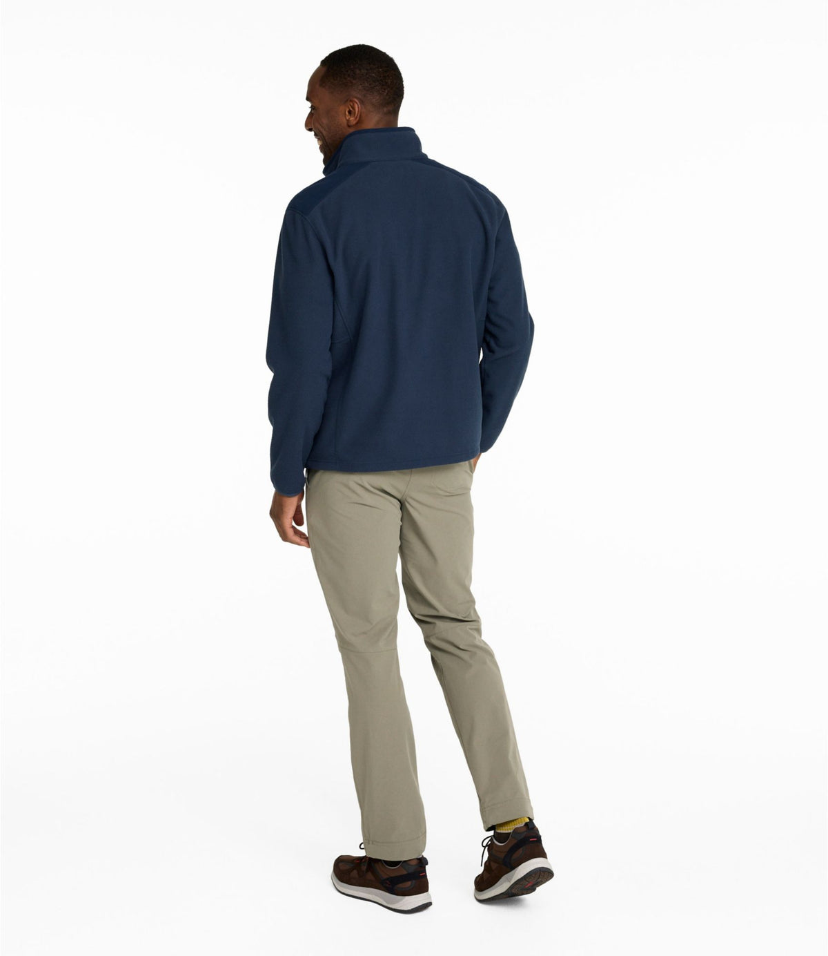 L.L.Bean Men's Wind Challenger Fleece Jacket Carbon Navy
