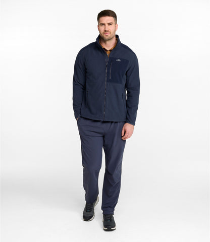 L.L.Bean Men's Wind Challenger Fleece Jacket Carbon Navy