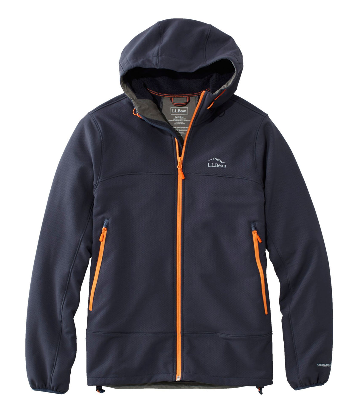 L.L.Bean Men's STORMFLEECE™ Pro Hoodie Carbon Navy
