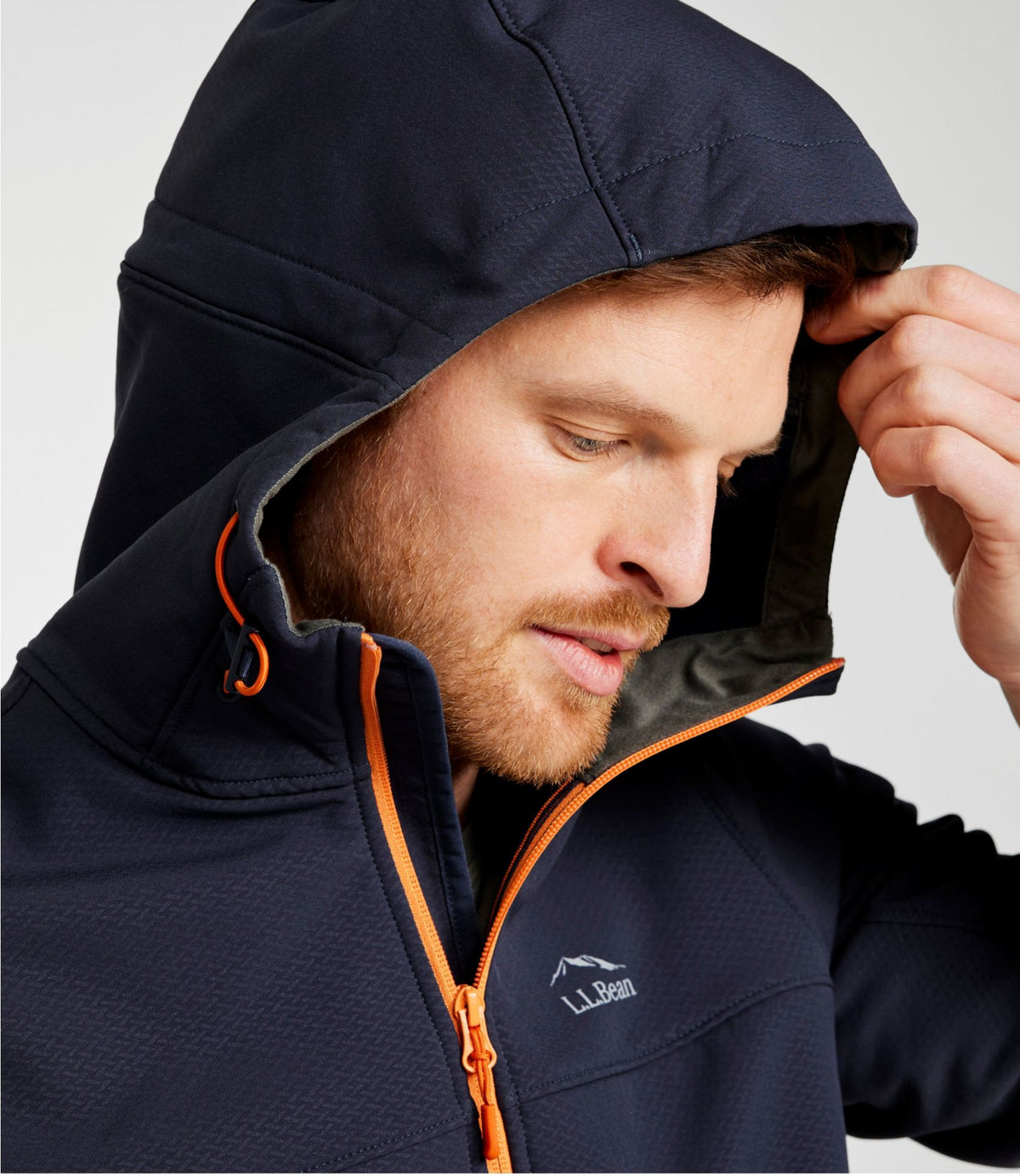 L.L.Bean Men's STORMFLEECE™ Pro Hoodie Carbon Navy