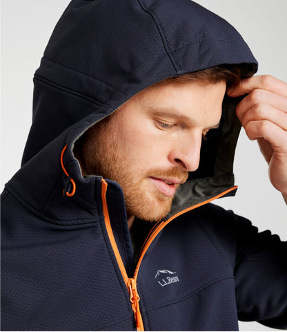 L.L.Bean Men's STORMFLEECE™ Pro Hoodie Carbon Navy