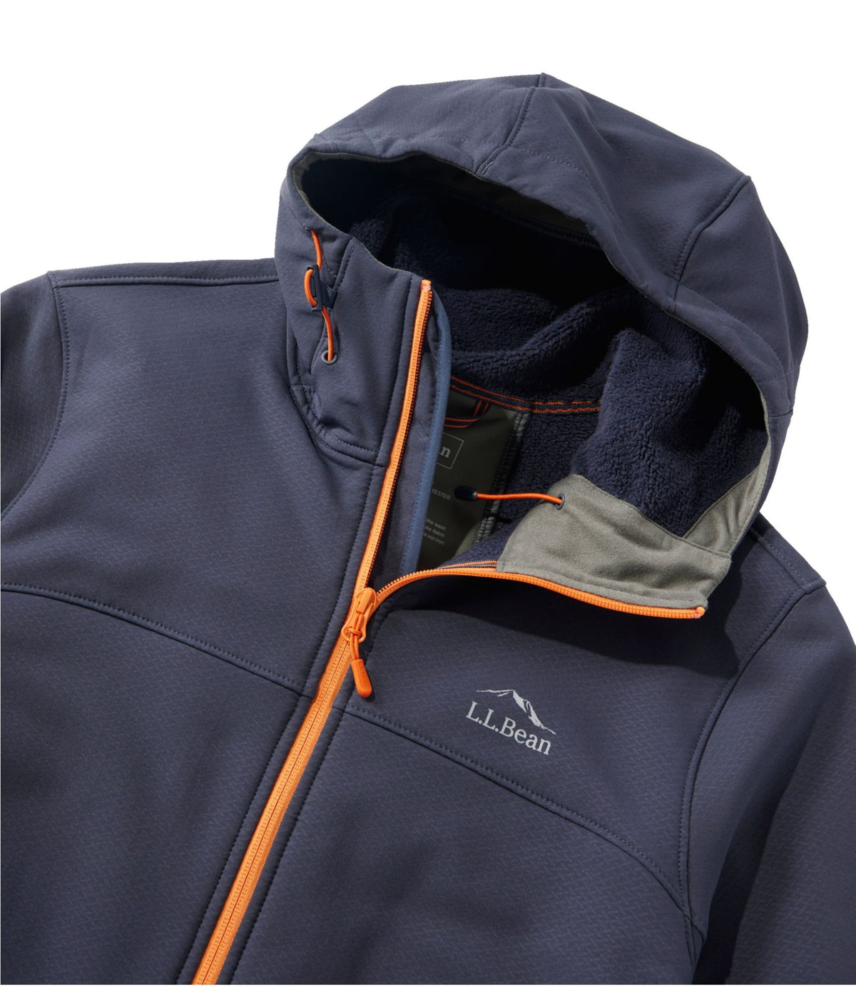 L.L.Bean Men's STORMFLEECE™ Pro Hoodie Carbon Navy