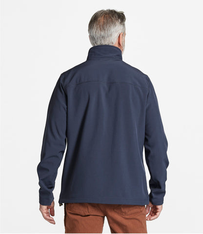 L.L.Bean Men's Bean's Windproof Softshell Jacket Alloy Gray