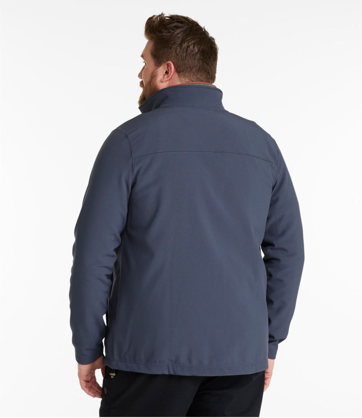 L.L.Bean Men's Bean's Windproof Softshell Jacket Alloy Gray