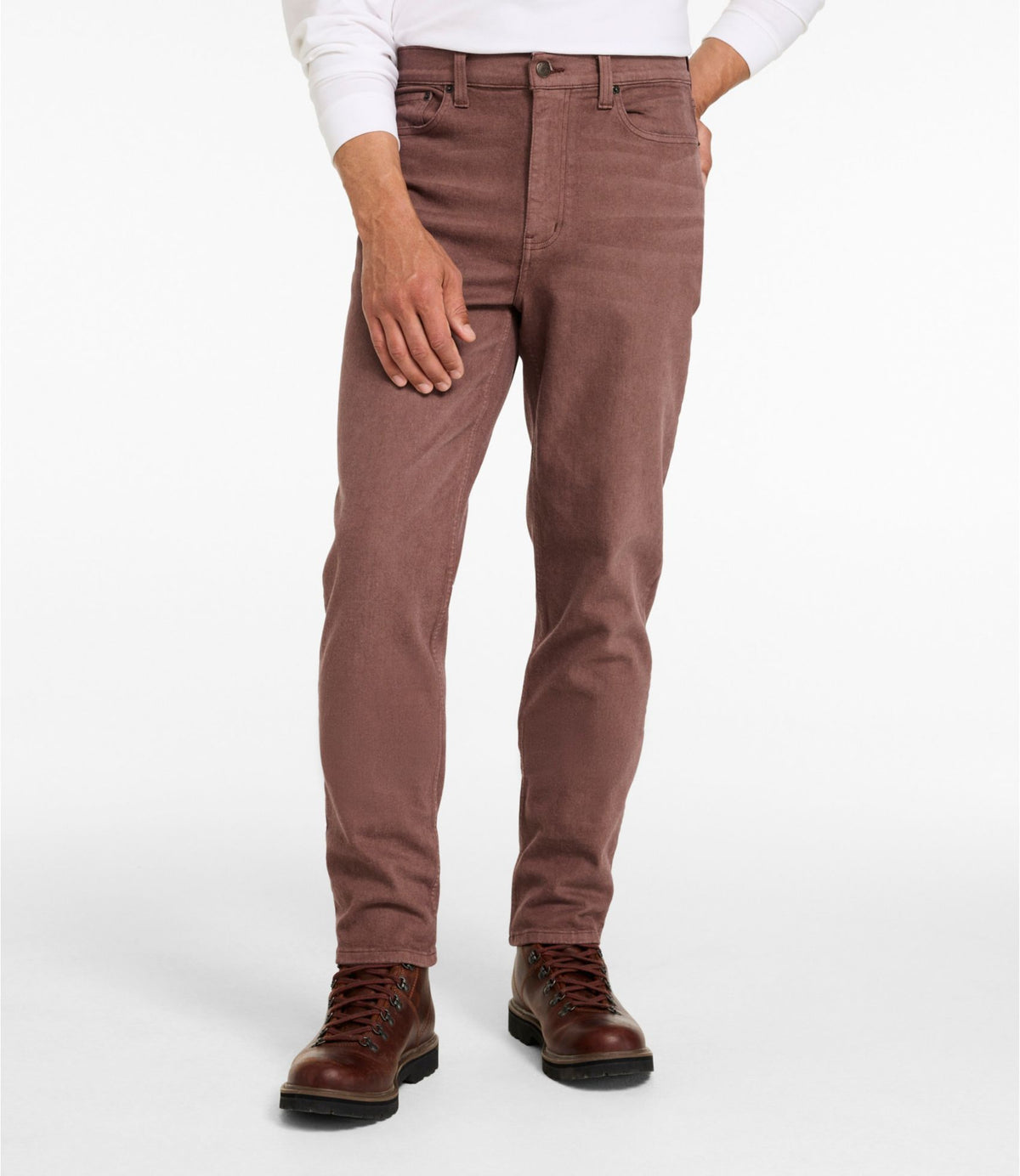 L.L.Bean Men's BeanFlex® Jeans, Classic Fit Clay Dust
